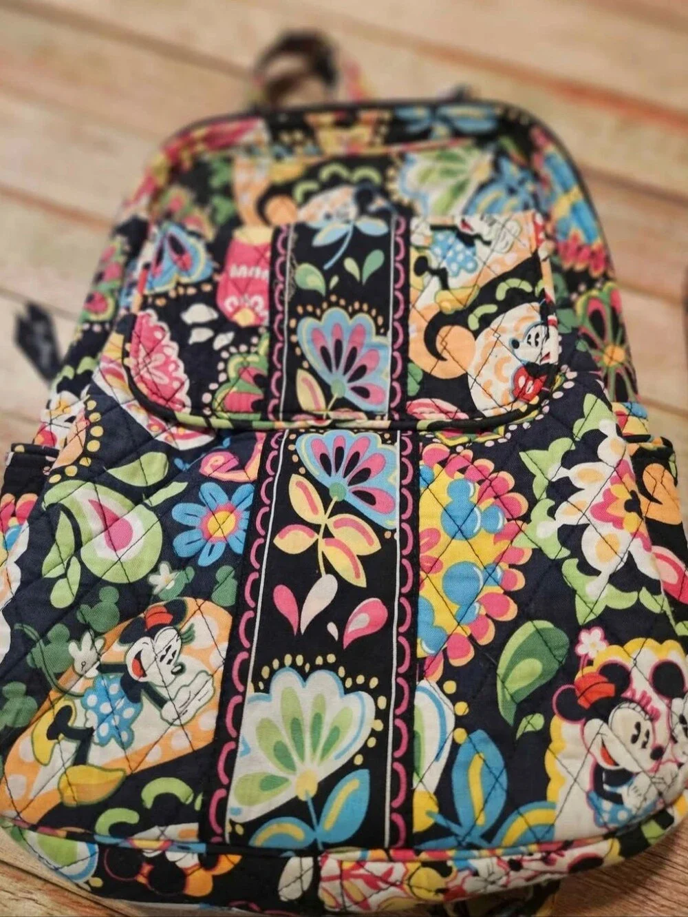 Vera Bradley Midnight Mickey Mini Backpack & Disney Kiss n Snap Wallet